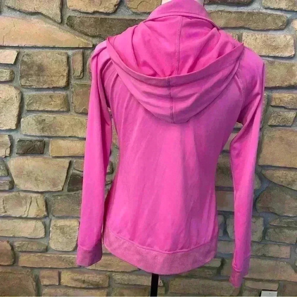 Fila Women’s Hoodie Zipper Pocket Sweat Jacket Pink small - medium - Picture 4 of 13